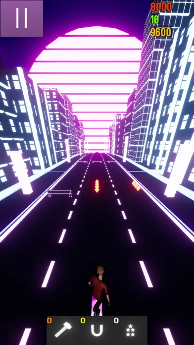 Captures d'écran de Vaporwave Skateboarding